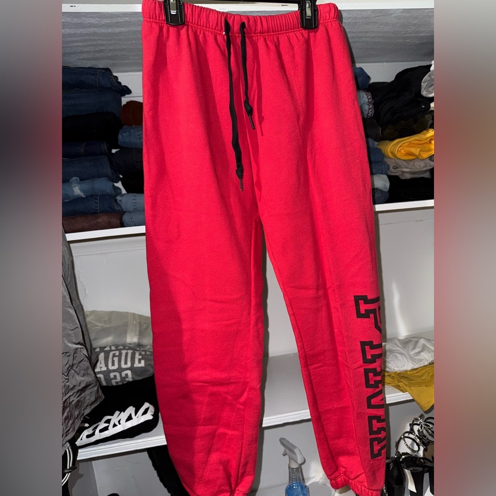PINK VS red sweats Size XS